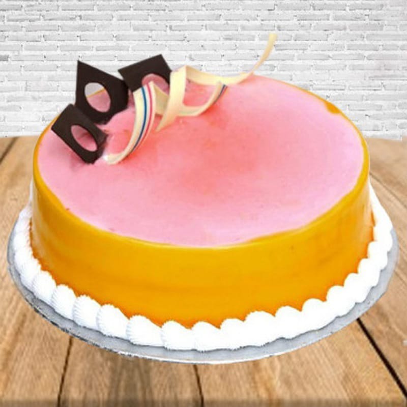 Mango & Strawberry Cake
