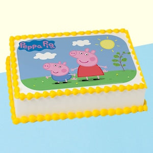 Peppa Pig Photo Cake