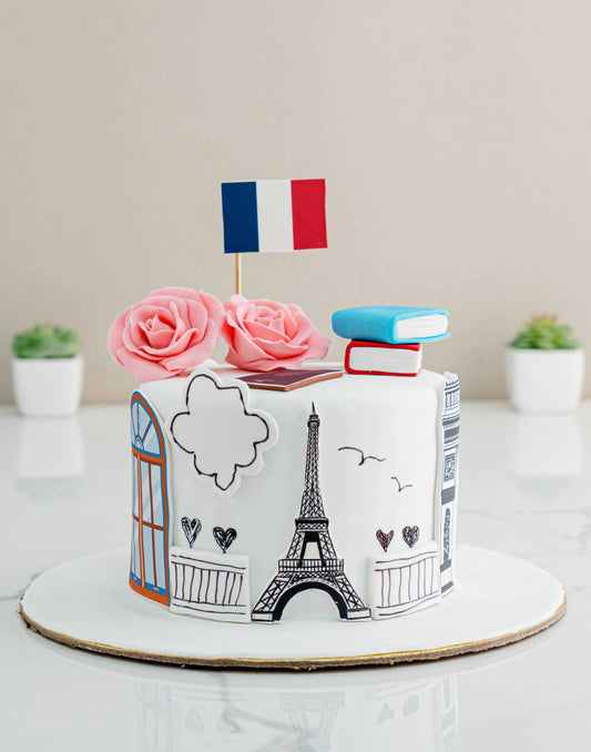 Travel Theme Cake