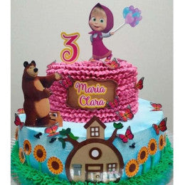 Masha Celebrates Cake