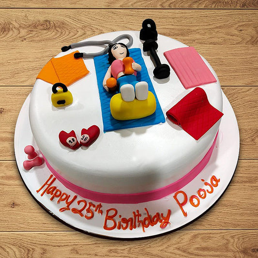 Gym Theme Cake