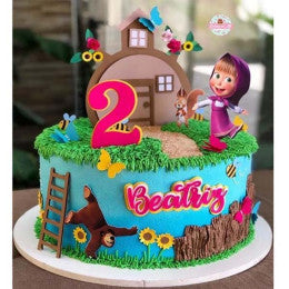 Masha Welcomes Cake