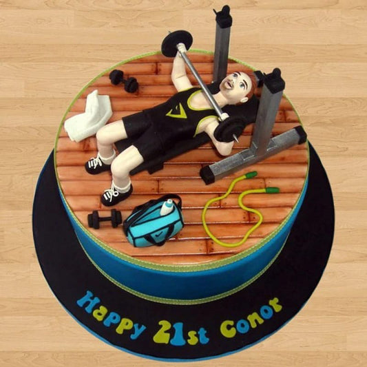 Gym Lover Theme Cake