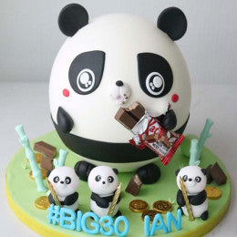 Panda Forever Cake