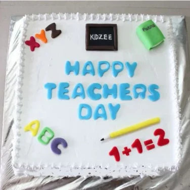 Simple Teachers Day Cake